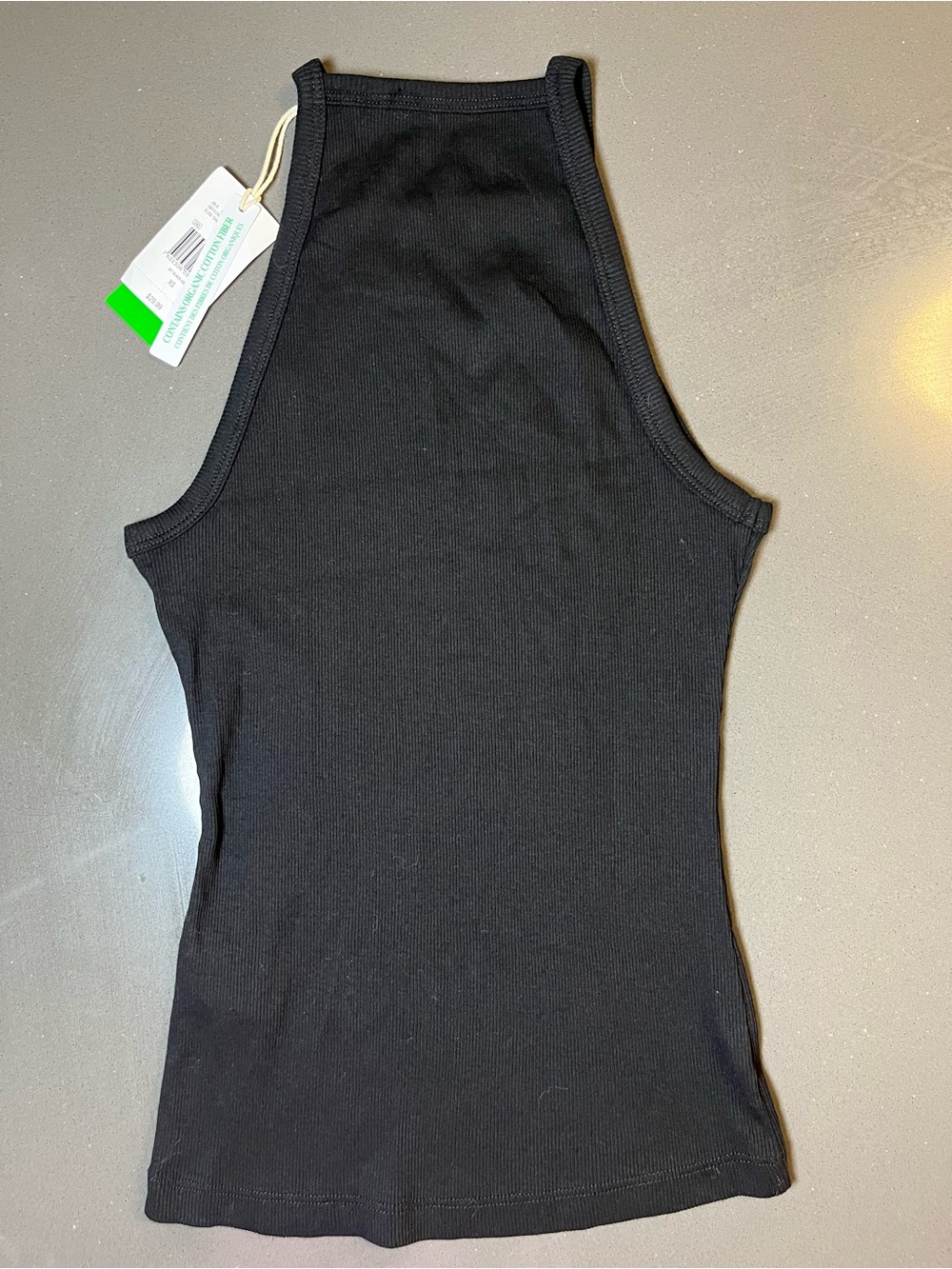 GUESS Black Rhinestone Logo Racerback Tank - Picture 2 of 3